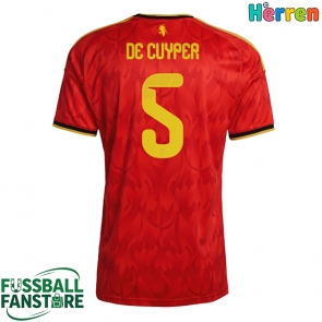 Belgien Maxim De Cuyper #5 Replik Heimtrikot WM 2026 Kurzarm